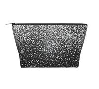 Glitter argento lucido, Borsa da toilette Borsa per trucco Borsa per cosmetici Borsa da toilette da viaggio portatile