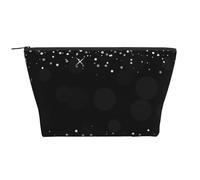 Glitter argento lucido, Borsa da toilette Borsa per trucco Borsa per cosmetici Borsa da toilette da viaggio portatile