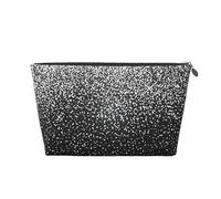 Glitter argento lucido, Borsa da toilette Borsa per trucco Borsa per cosmetici Borsa da toilette da viaggio portatile