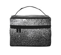 Glitter argento lucido, Borsa per il trucco Borsa per cosmetici Borsa da viaggio portatile da viaggio Astuccio per matite