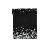 Glitter argento lucido, Spremere il portafoglio superiore da donna Borsa portaoggetti Piccola portamonete Portamonete