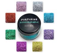 Glitter Biodegradabile Ecologico per Trucco - Blu - 4 gr - 0,2 mm - Per Viso e Capelli - Senza Plastica - Glitter per Carnevale e Festival