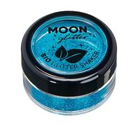 Glitter biodegradabili ed ecologici a pezzi della Moon Glitter - Glitter cosmetici per il volto, il corpo, le unghie I capelli e le labbra - 100% Biologici - 5g - Blu
