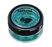 Glitter biodegradabili ed ecologici a pezzi della Moon Glitter - Glitter cosmetici per il volto, il corpo, le unghie I capelli e le labbra - 100% Biologici - 5g - Turchese