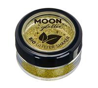Glitter biodegradabili ed ecologici a pezzi della Moon Glitter - Glitter cosmetici per il volto, il corpo, le unghie I capelli e le labbra - 100% Biologici - 5g - Oro