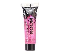 Glitter Chunky Gel scintillante per viso e corpo di Moon Glitter - 12ml - Rosa - Pittura Viso Glitter