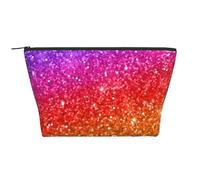 Glitter colorati, Borsa da toilette Borsa per trucco Borsa per cosmetici Borsa da toilette da viaggio portatile
