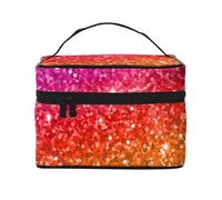 Glitter colorati, borsa da viaggio per il trucco da donna, grande organizer per cosmetici