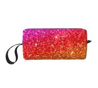 Glitter colorati, Borsa per il trucco Borsa per cosmetici Borsa da toilette da viaggio portatile Borsa per trucco Organizer