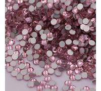 Glitter Crystal AB Flatback Clear Non Hot Fix Nail Art Strass Decorazioni