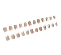 Glitter Cuore Pieno Copre Stick On Unghie San Valentino Unghie Finte Corte Unghie Artificiali Punta Francese Premere