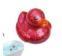 Glitter Duck Squishys, Floating Squishys Duck Shape Sensory Squeeze Bath Toys, Slow Rising Stress Ball for Children
