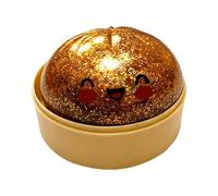 Glitter Dumpling | Daily Use Safety | Pink./white/gold | Dumpling Squishy | Stress Relief Sensory Ball | Fashionable Design | For Teens Kids Women Men