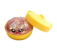 Glitter Dumpling Squeeze Ball with Steamer, Funny Bun Shape Fidget Toy, Soft Realistic Dumpling Sensory Toy for Adult Kids Stress Relief