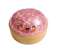 Glitter Dumpling Squeeze Toy | Stress Reliever | Shimmer Bun Fidget Toy - for Teens Adults Students Travelers Studying Working Travel Home Office Classroom Car Ride