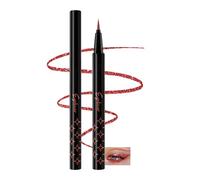 Glitter Eyeliner Liquido Pen, Rosso Glitter Pearlescent, Lunga Lasting Waterproof Matita Occhi, Resistente alle Macchie, Pigmento Alto Penna Glitter Ombretto Crema, Trucco Donna per Feste-09