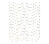 Glitter Freckles Sticker for Women, Face Gold Temporary Transfer Sticker Decor, Face Temporary Stickers,12x Faux Freckles Patches for Women and Girls, 6.14x1.97 inches