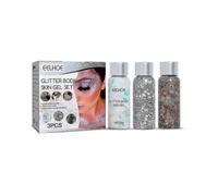 Glitter Gel Set Makeup Fish Scale Glitter Stage Show Eyeshadow Makeup Prop Gel Glitter