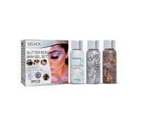 Glitter Gel Set Makeup Fish Scale Glitter Stage Show Eyeshadow Makeup Prop Gel Glitter