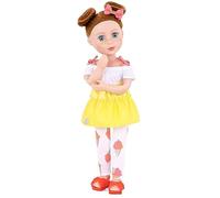 Glitter Girls CF2008Z Charlie - Bambola alla moda da 35,6 cm, per bambine dai 3 anni in su, colore: giallo, blu, rosso