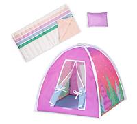 Glitter Girls - Ensemble de Camping GG - Ensemble de Camping - Tenda da Gioco e Sacco a Pelo Arc-en-Ciel - Giocattolo per l'avventura all'aperto - Accessori per Bambole da 14 Pollici - 3 Anni +