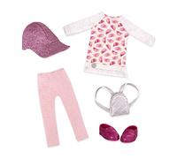Glitter Girls- Head To Toe Glimmer Tunica e Leggings da Testa a Dita - 36 cm Vestiti per Bambole e Accessori per Bambine dai 3 Anni in su, Tinta Unita, Colore Vario, 2.72 kg, GG50117Z