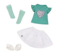 Glitter Girls outfit per bambole Sparkling With Style, top e gonna