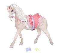 Glitter Girls - Starlight - Cavallo giocattolo da 36 cm - Criniera e coda bianche e lucenti - Tiara e sella rimovibile - Accessori per bambole - Bambini 3 anni +