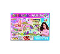 Glitter & glam maxi lab + 100 pezzi - il laboratorio glamour per creazioni scintillanti