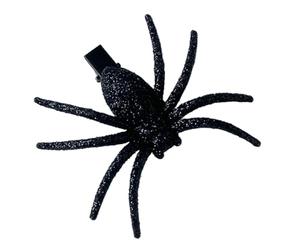 Glitter Halloween Aracnid Clip per capelli forcina moda copricapo per donne bambini accessori per feste leggero ragni clip per capelli