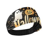 Glitter Happy Halloween Raffreddamento Fascia per capelli Elastici per il lavaggio del viso Escursionismo Yoga lavaggio viso