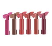 Glitter Lipstick, Waterproof Lip Stain Tint, Set of 6 Moisturizing Lipstick Long-Lasting Color Makeup for Travel Dance Night Out Holiday Beauty Gift, 3.8g x 6 Pieces
