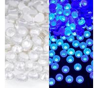 Glitter Neon Non Hotfix Strass purpurina DIY Nail Art Cristalli Strass Gems-Bianco Neon-Mix Dimensione 1440pcs