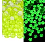 Glitter Neon Non Hotfix Strass purpurina DIY Nail Art Cristalli Strass Gems-Citrino Neon-Mix Size 1440pcs