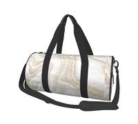 Glitter oro marmo bianco, Borsone da viaggio di grande capacità Borsa rotonda Borsa da viaggio sportiva Borsa da viaggio Borsa da fitness