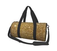 Glitter oro scintillante scintillante scintillante, Borsone da viaggio di grande capacità Borsa rotonda Borsa da viaggio sportiva Borsa da viaggio Borsa da fitness