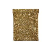 Glitter oro scintillante scintillante scintillante, Spremere il portafoglio superiore da donna Borsa portaoggetti Piccola portamonete Portamonete