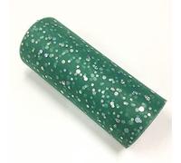 Glitter Paillettes Tulle Rotolo Decorazione di Cerimonia Nuziale Organza Fai da Te Tulle Tutu Dress Birthday Party Supplies 22,8m x 15cm (Verde Militare)