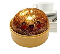 Glitter - Palla Antistress, Giocattolo Pizzico A Forma Di Panino, Texture Sensoriale Visiva Scintillante, Componente Per Esercizi Per Le Mani Comprimibili, Accessorio Da Scrivania Per Messa A