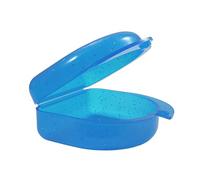 Glitter PARADENTI Astuccio - Paradenti Scatola per Ortho APPARECCHI, Sport Dentale Prodotti, dentiere & Altro - Blu Glitter