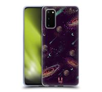 GLITTER PASTEL PLANETS PRINT CUSTODIA COVER MORBIDA IN GEL PER SAMSUNG PHONES 1