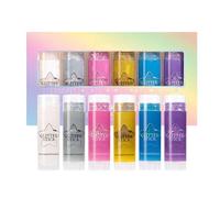 Glitter Per Corpo Da Donna - Set Di Bastoncini Luminosi Per Viso Da 6 | Sbiancante Per Corpo A Prova Di Acqua E Sudore Per Carnevale Di Halloween, Cheerleader, Gare Di Ballo, Festival In Spia