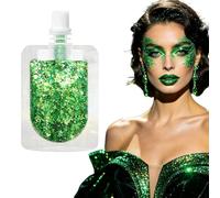 Glitter per il Corpo,Gel di Paillettes per Trucco e per Makeup | Glitter per il Viso,Ideale Per Vacanza, Feste Di Carnevale, Trucco Scintillante, Festival, Concerti, Musica, Feste E Ballo Di Fine Anno