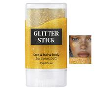 Glitter Per Il Corpo Per Viso E Luccicante | Scintillante Delicato Sulla Pelle Versatile Per Scuola Palcoscenico Feste Oro