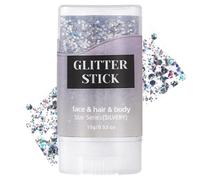 Glitter Per Il Corpo Per Viso E Luccicante | Scintillante Delicato Sulla Pelle Versatile Per Scuola Palcoscenico Feste Argento
