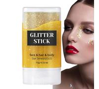 Glitter Per Il Corpo | Stick Iridescente Per Capelli E Corpo Trucco Per Festival E Eventi,Accessori per Trucco Cosmetico con Scintillio e Effetto Brillante Amico della Pelle per Feste Scuola e Spettac