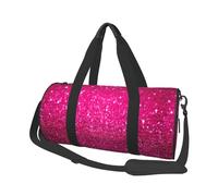 Glitter rosa, Borsone da viaggio di grande capacità Borsa rotonda Borsa da viaggio sportiva Borsa da viaggio Borsa da fitness