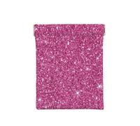 Glitter rosa scintillante, Spremere il portafoglio superiore da donna Borsa portaoggetti Piccola portamonete Portamonete