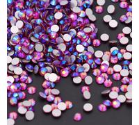 Glitter Strass Crystal AB Non Hot Fix FlatBack Strass Garment Nail Art Stone