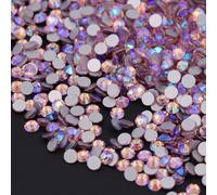 Glitter Strass Crystal AB Non Hot Fix FlatBack Strass Garment Nail Art Stone